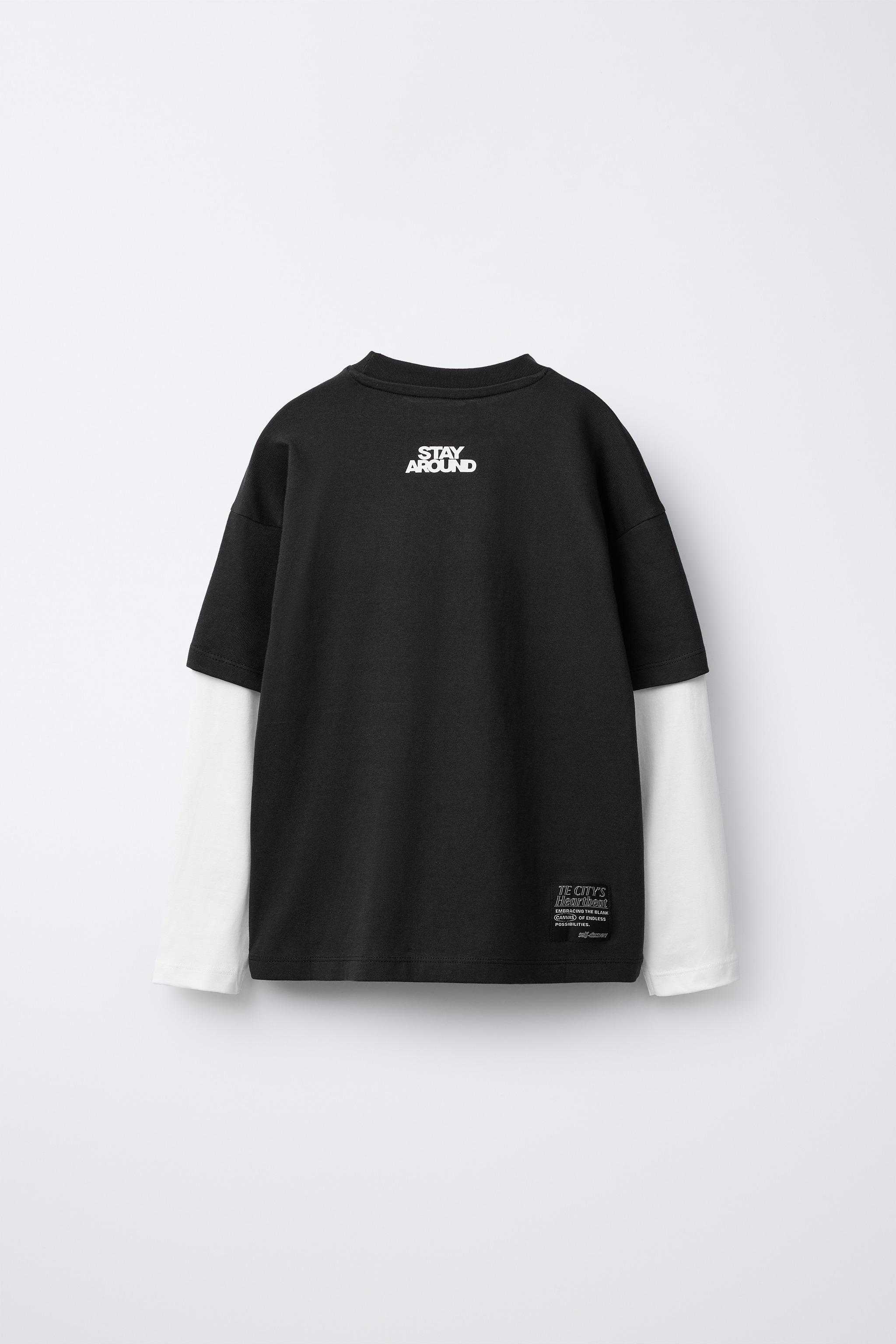 T-SHIRT À INSCRIPTION IMPRIMÉE